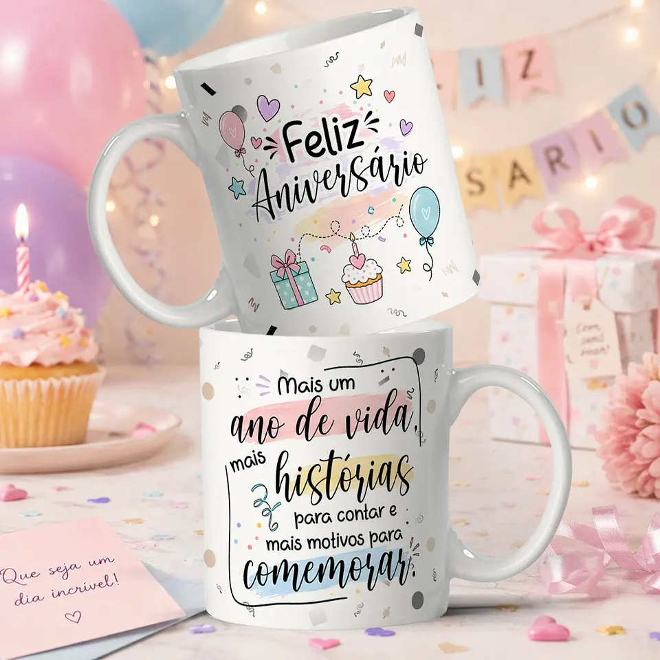 Aniversário - Sublimação 13