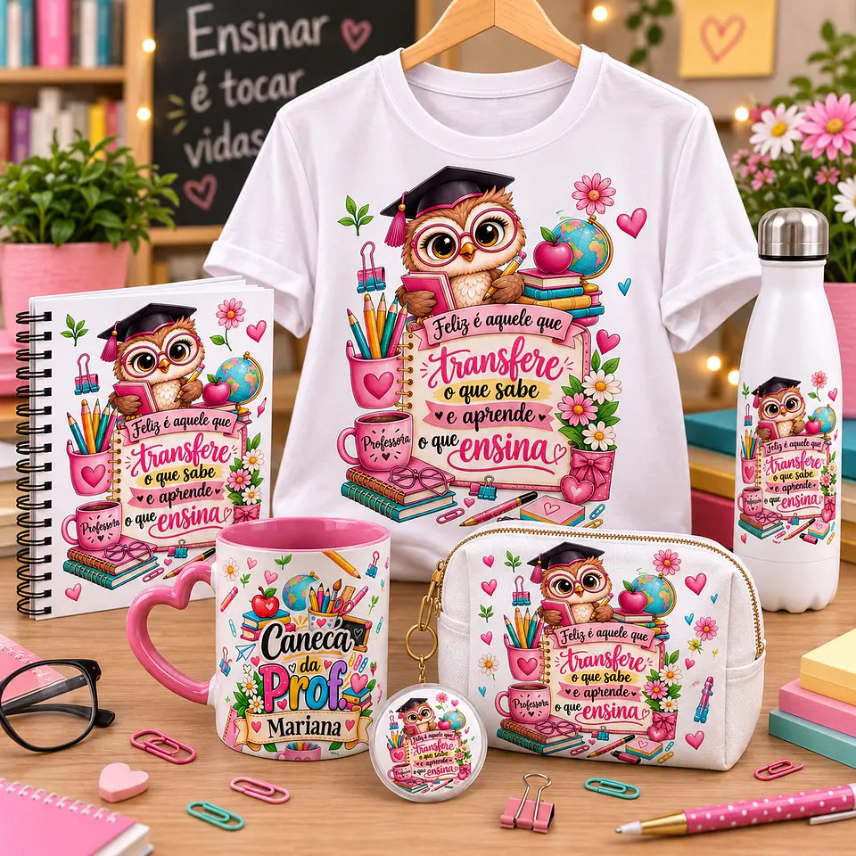 Combo Dia dos Professores - Sublimação 3