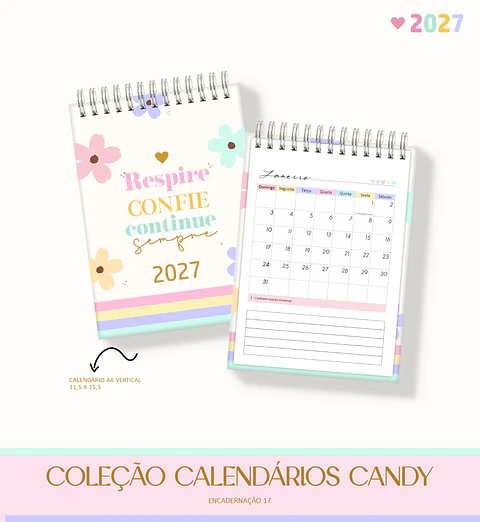 Pack de Calendários 2027 | Candy