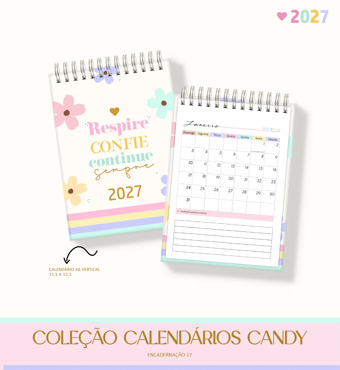 Pack de Calendários 2027 | Candy 1