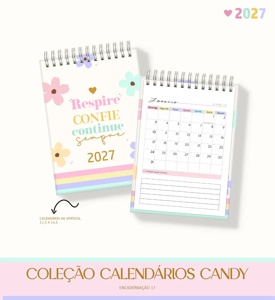 Pack de Calendários 2027 | Candy 1
