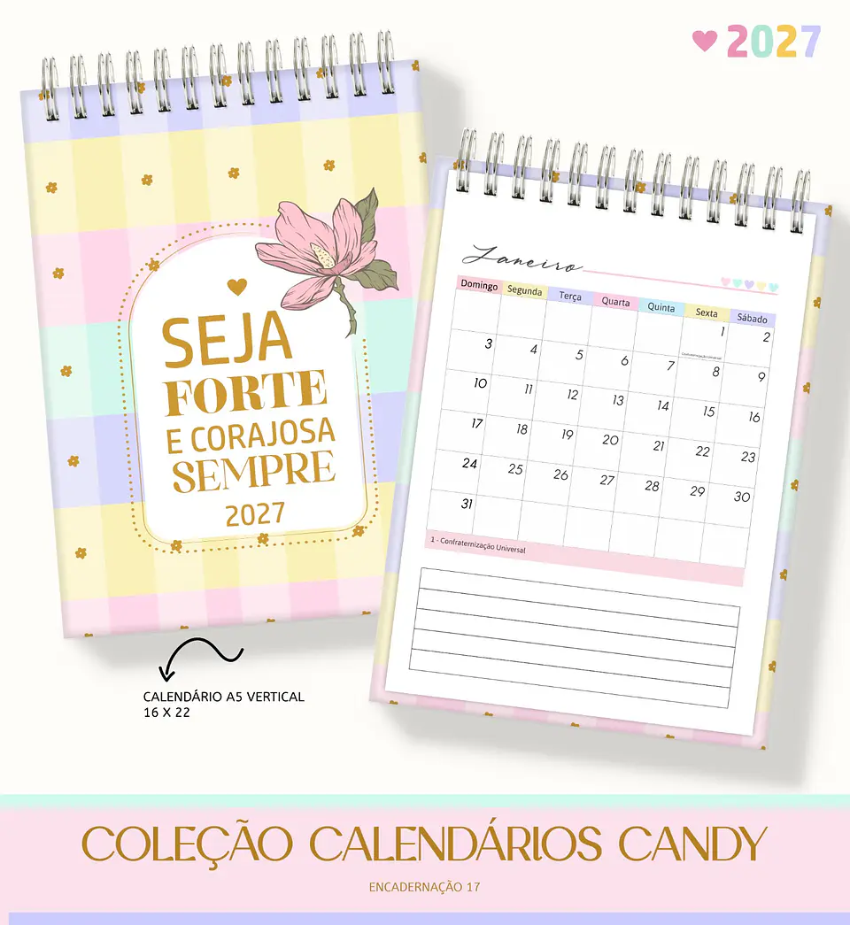 Pack de Calendários 2027 | Candy 3