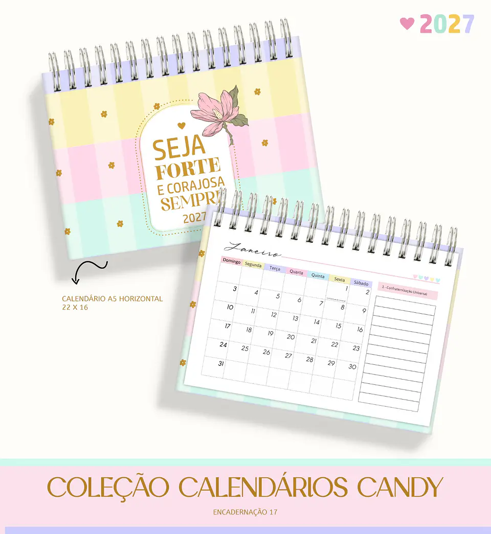 Pack de Calendários 2027 | Candy 6