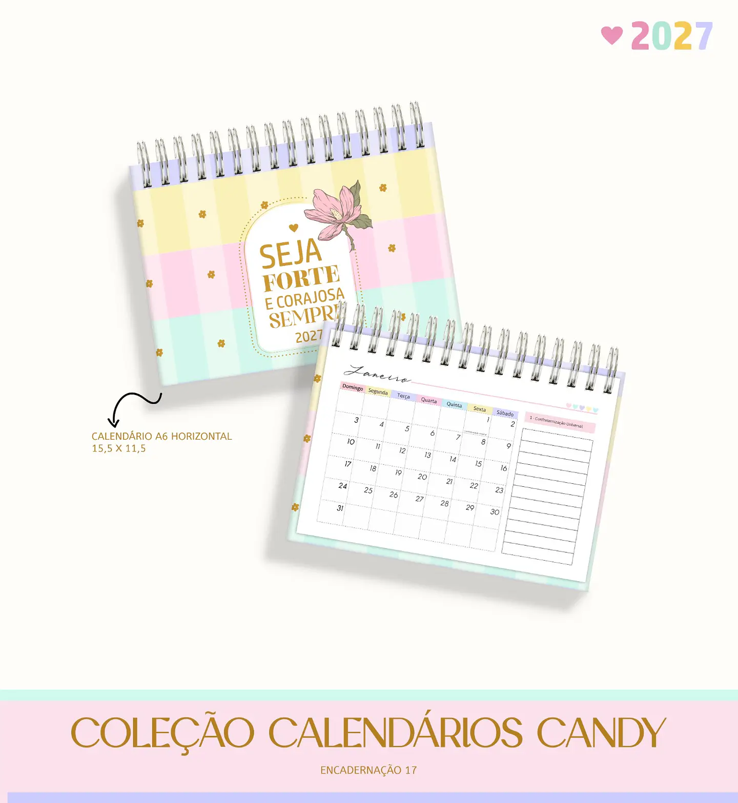 Pack de Calendários 2027 | Candy 7