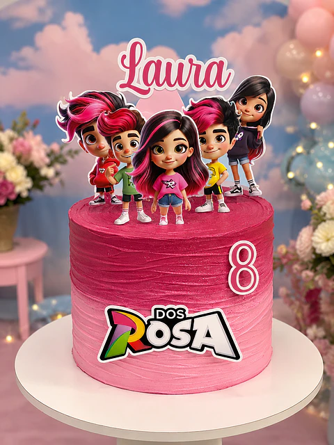 Dos Rosa - Topos de Bolo