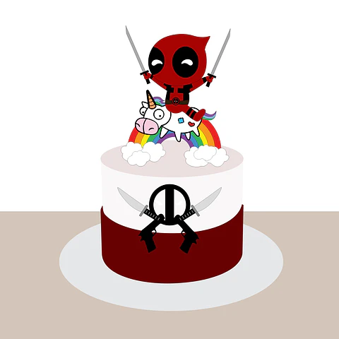 Deadpool - Topos de Bolo