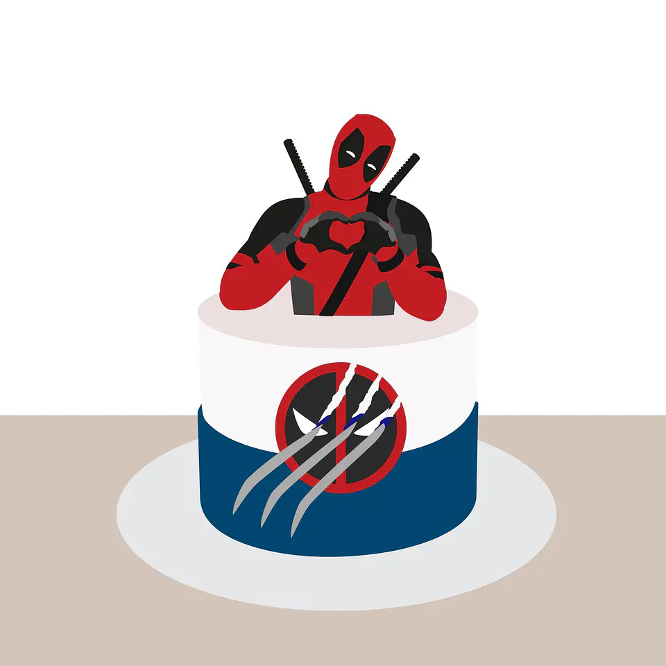 Deadpool - Topos de Bolo 1