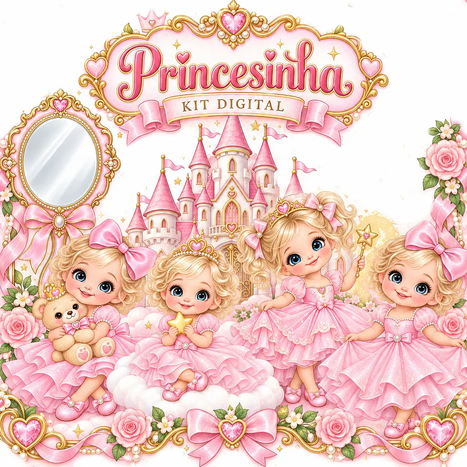 Princesinha - Kit Digital 1
