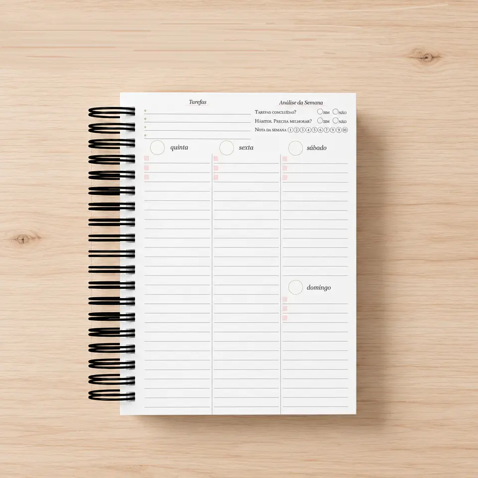 Planner Spring Permanente - Encadernação 1