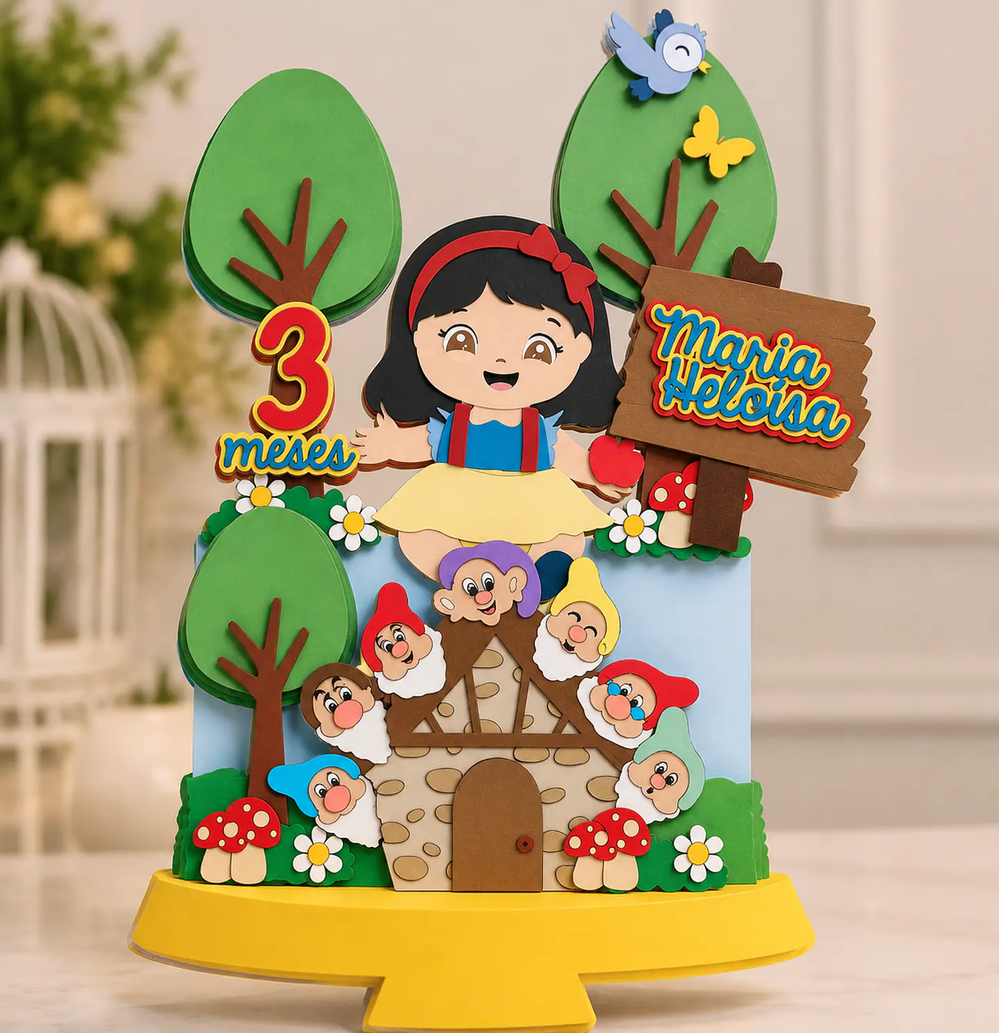 Branca de Neve - Topo de Bolo 1