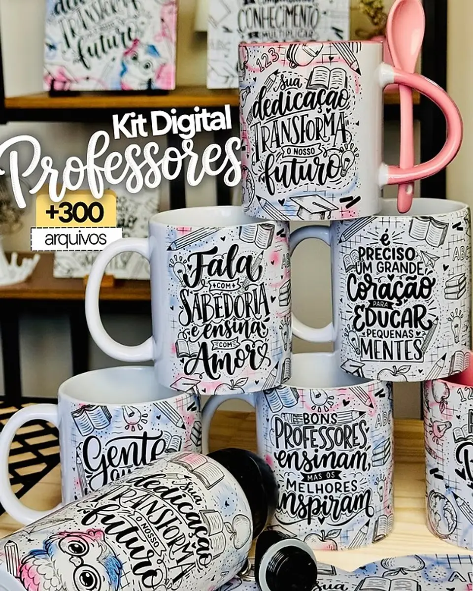 Kit  Dia dos Professores - Sublimação 1