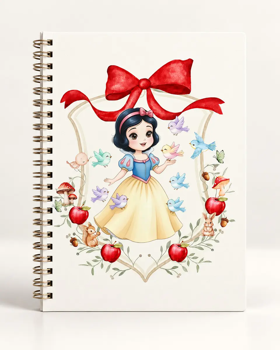 Coleção Princesas | Capas de Caderno 17x24 1