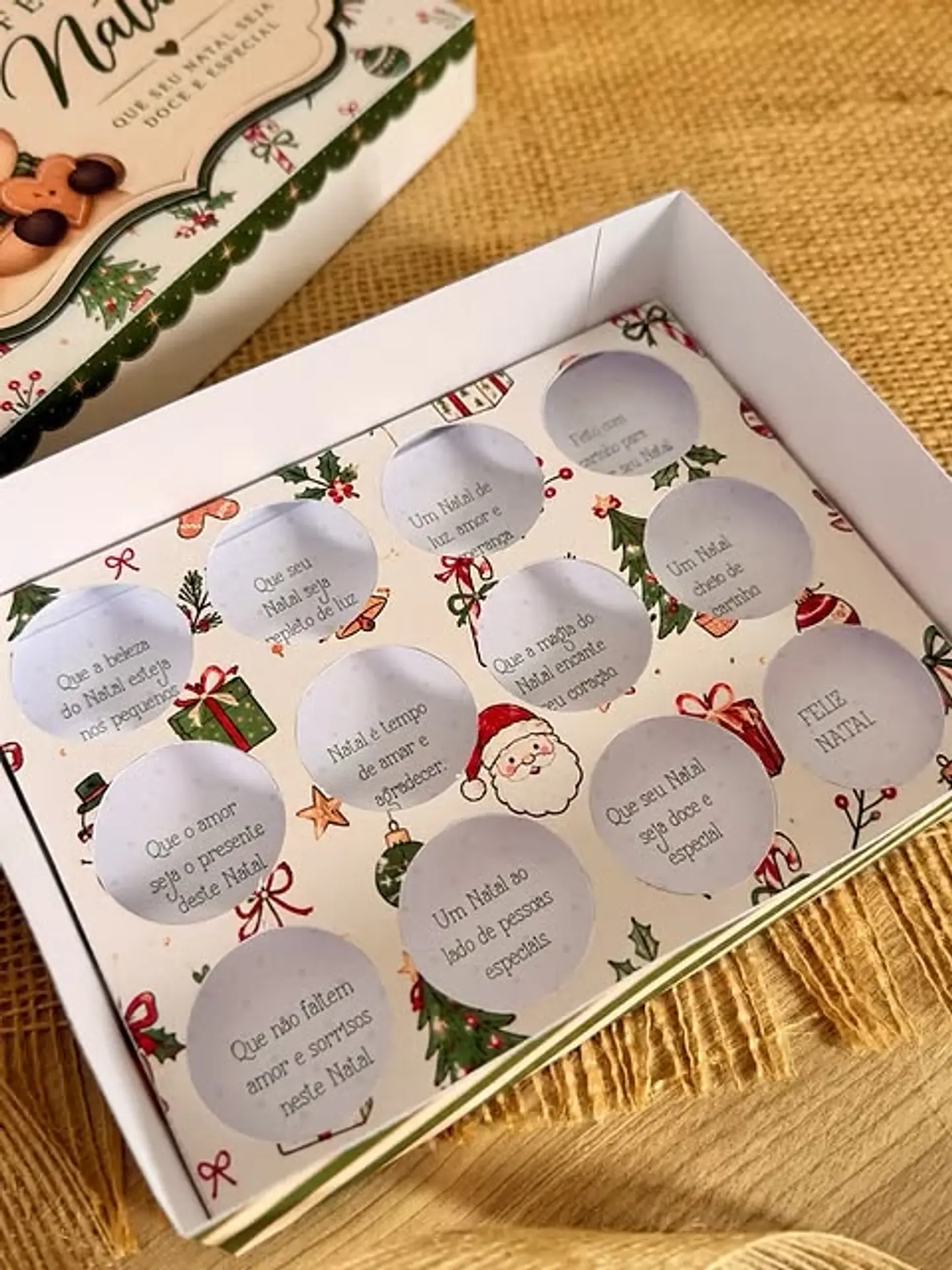 Caixa para 12 Doces - Natal 2