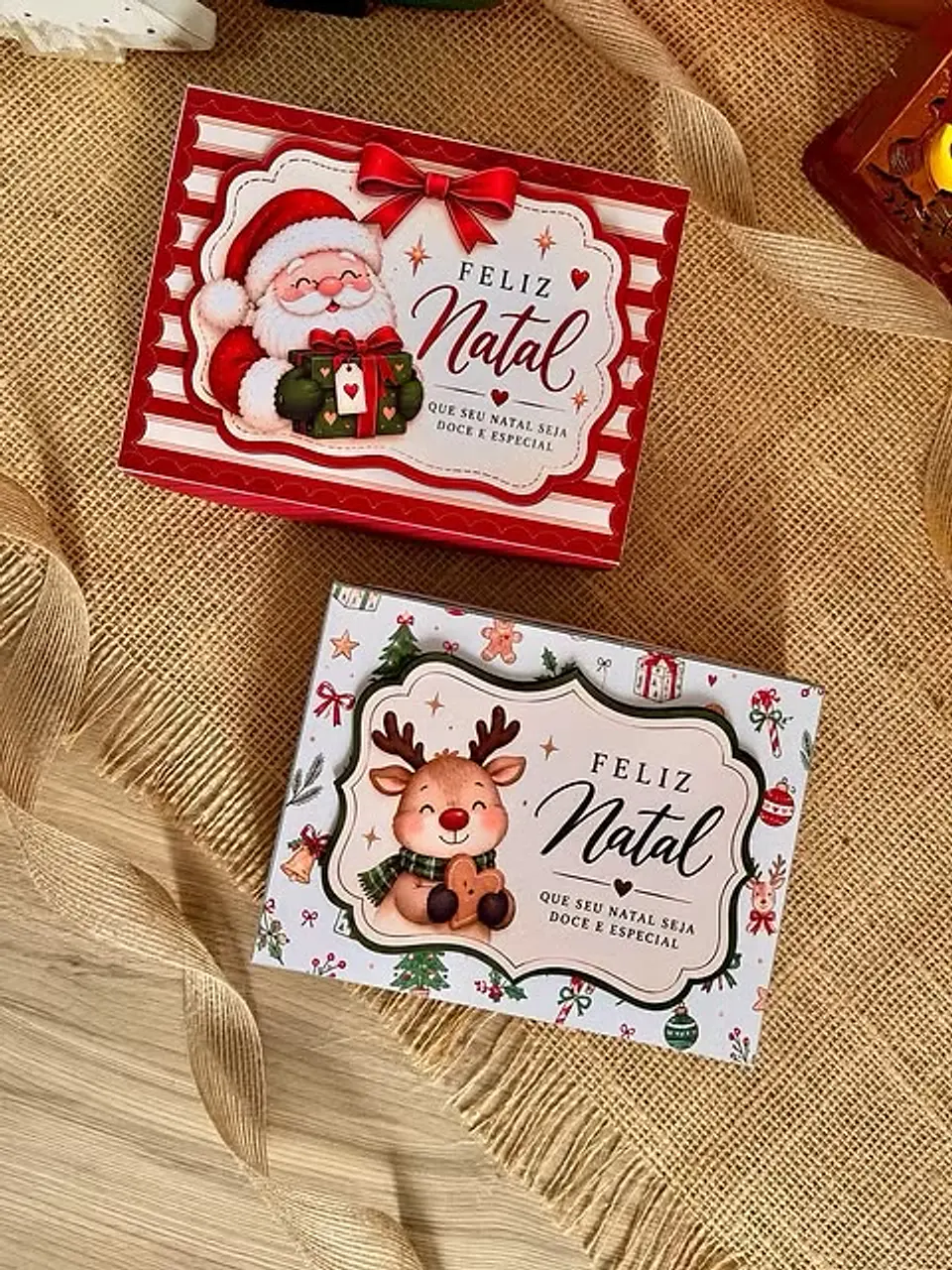 Caixa para 12 Doces - Natal 6