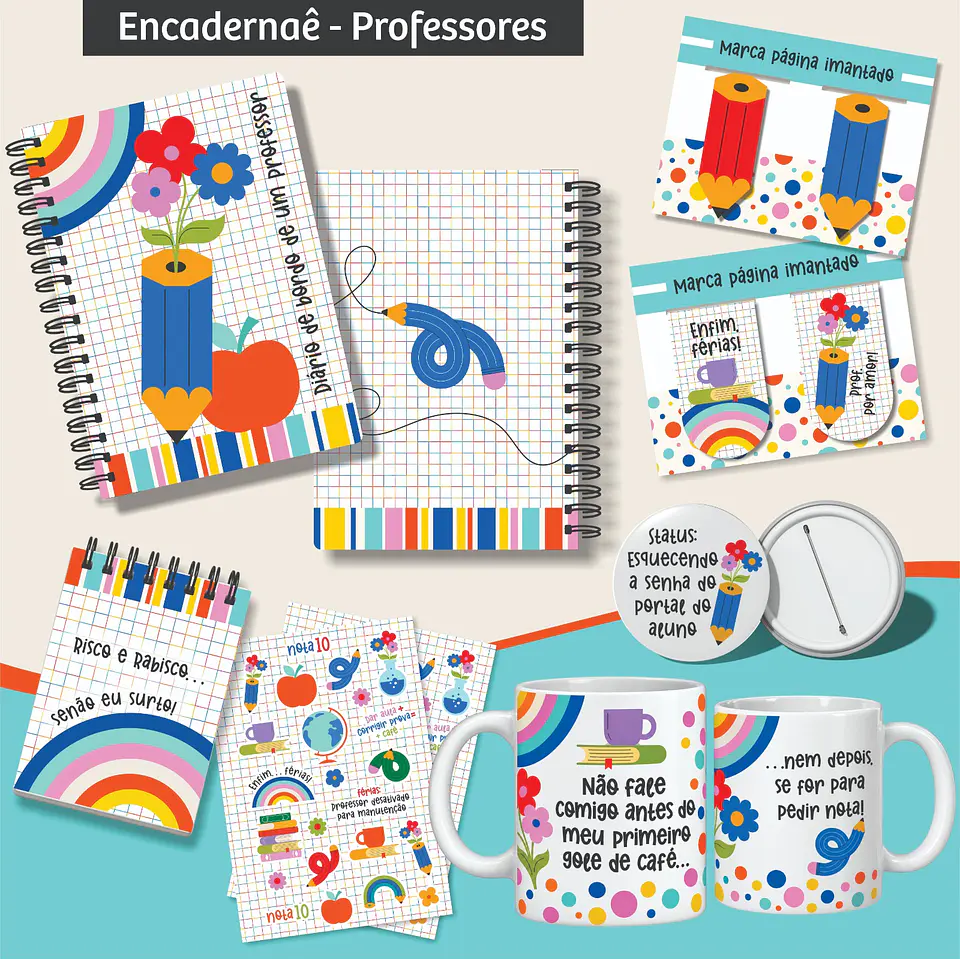 Kit  Encadernação - Dia dos Professores 1