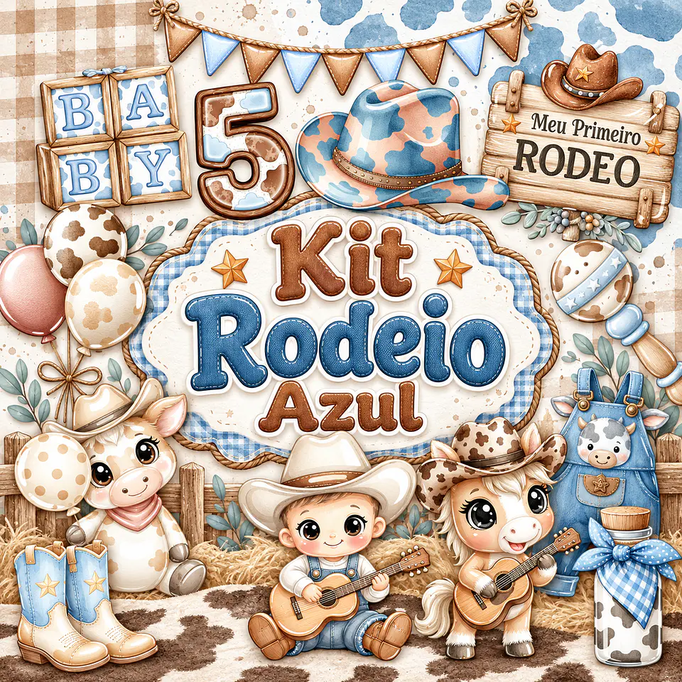 Rodeio Azul - Kit Digital 1