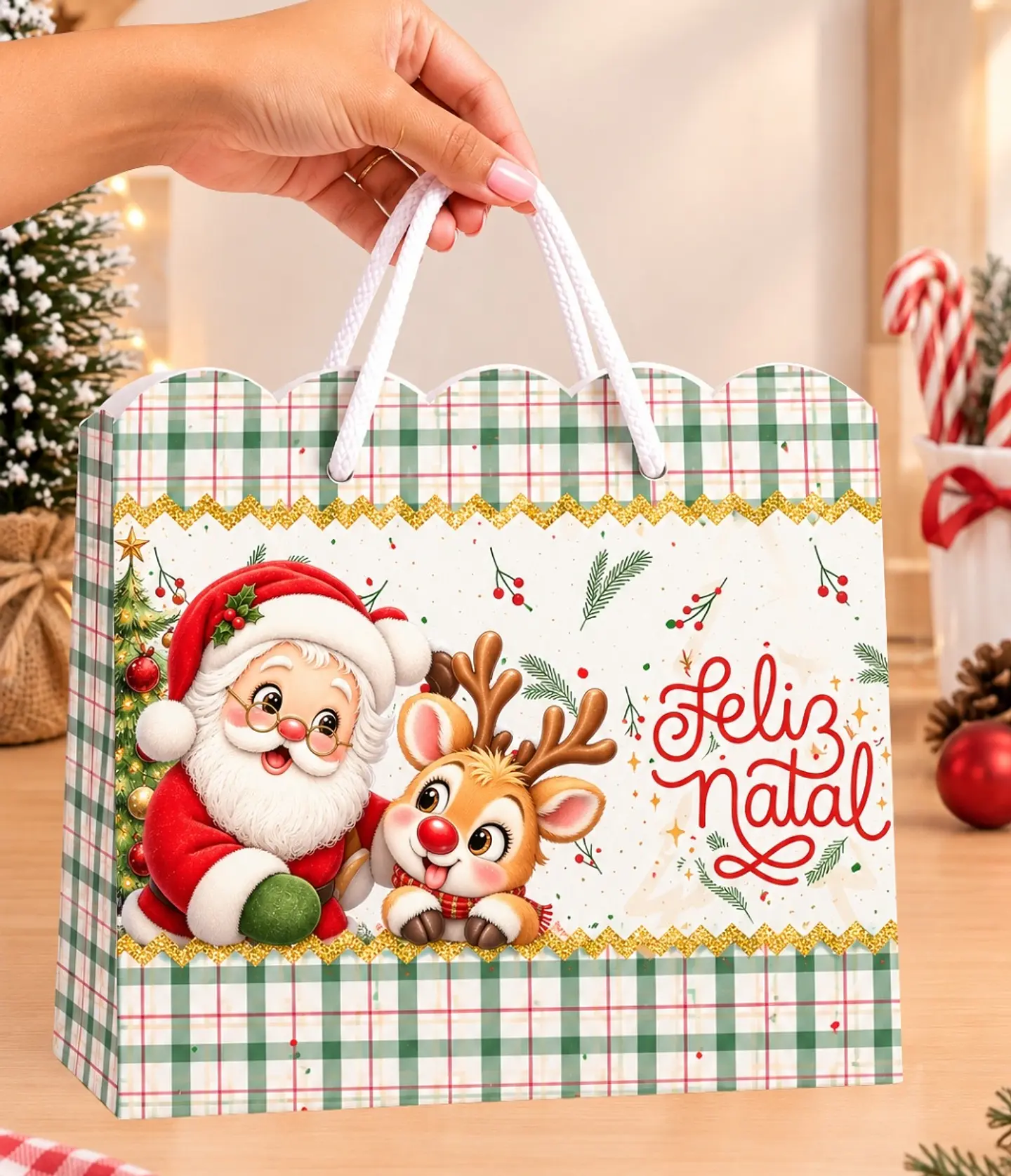 Kit 10 Sacolas - Natal 3