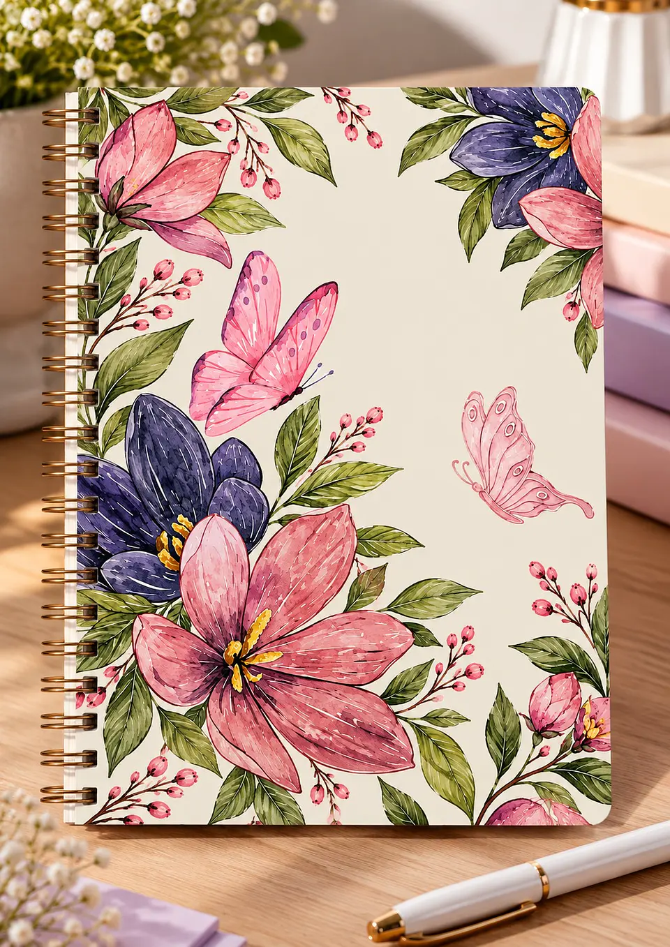 Coleção Capas Florais | Caderno 17x24 2