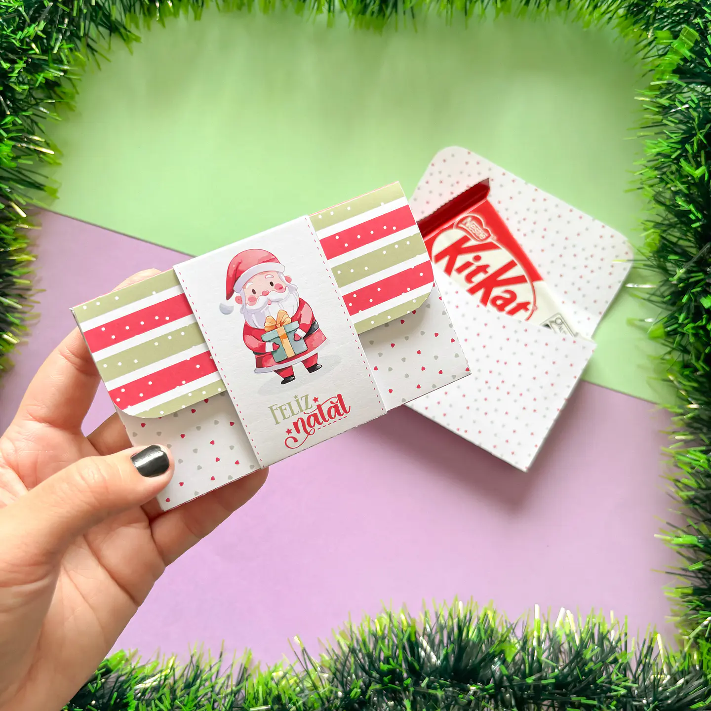 Carta Porta Chocolate - Natal 1