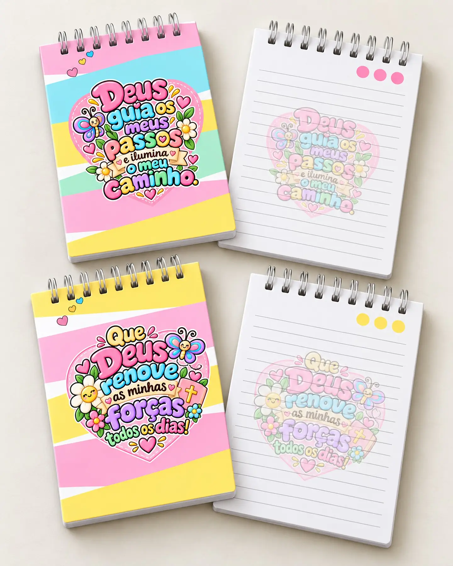 Bloquinhos Lettering A6 | Frases Cristãs 2