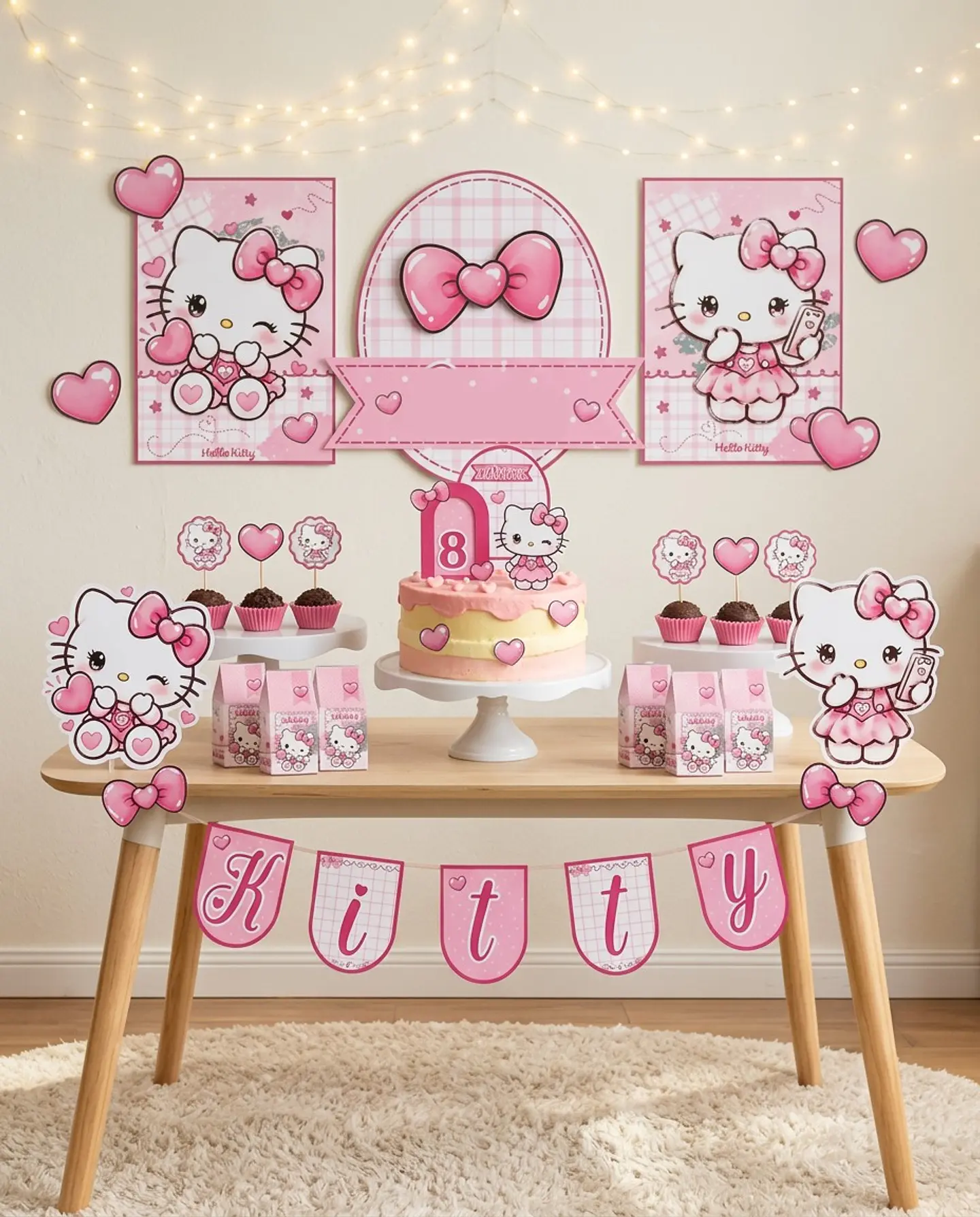 Hello Kitty - Arquivo de Corte / Festa 1