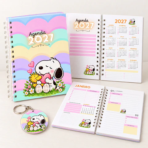  Agenda A6 e Slim 2027 - Snoopy