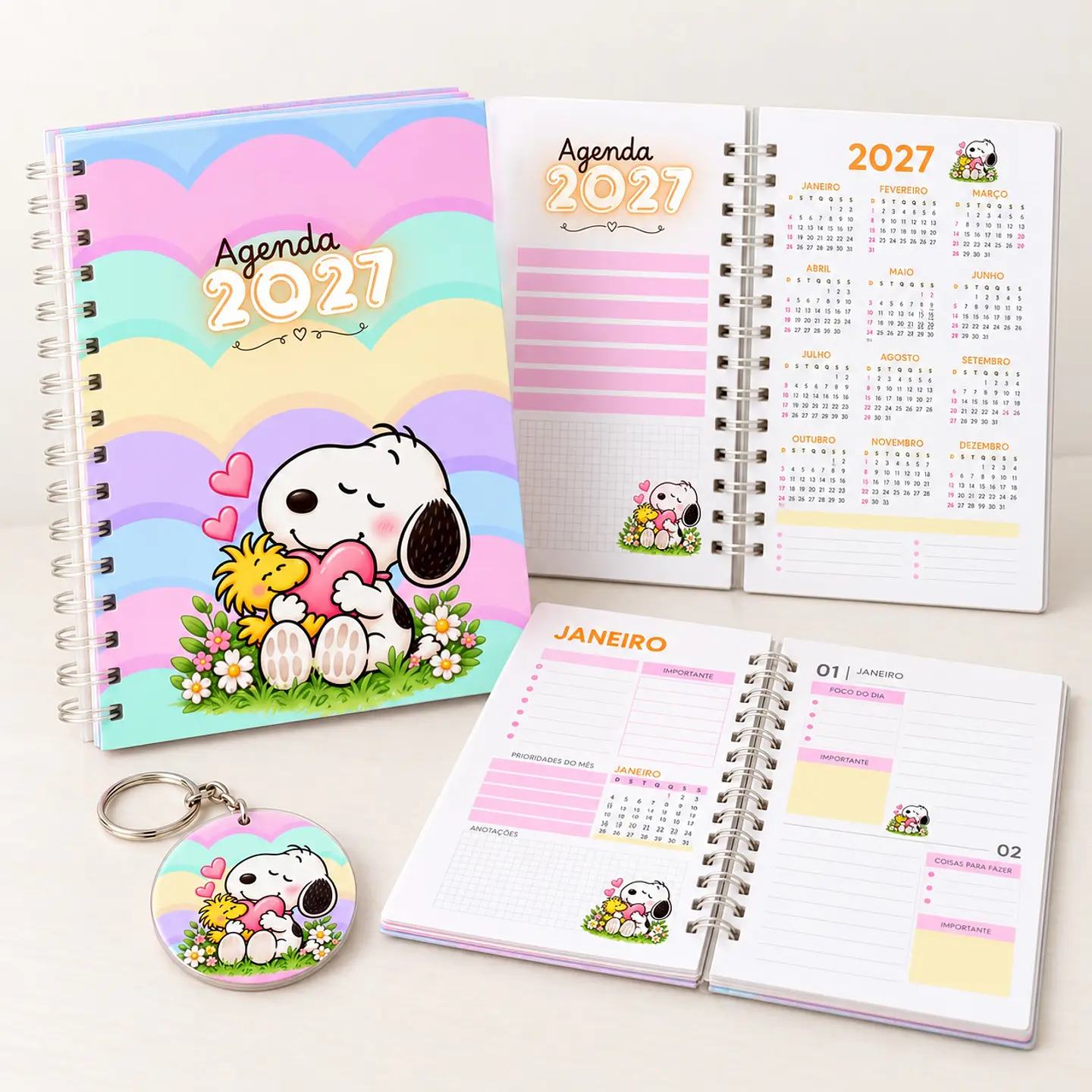  Agenda A6 e Slim 2027 - Snoopy 1