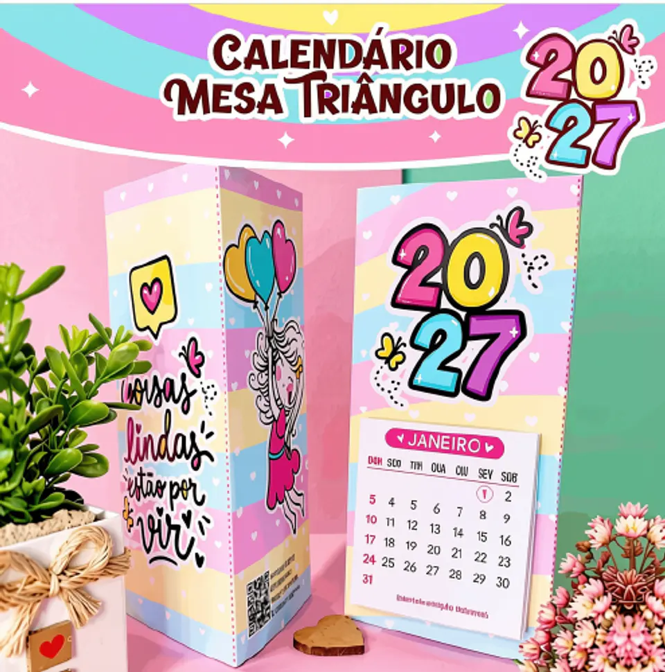 Calendário Mesa Triângulo 2027 1