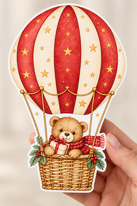 Cartões de Natal + Tags com mensagens