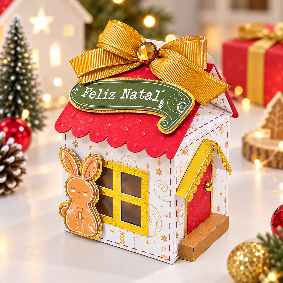 Caixa Casinha - Natal 1