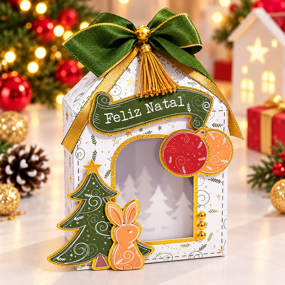  Caixa Mini Panetone - Natal 1