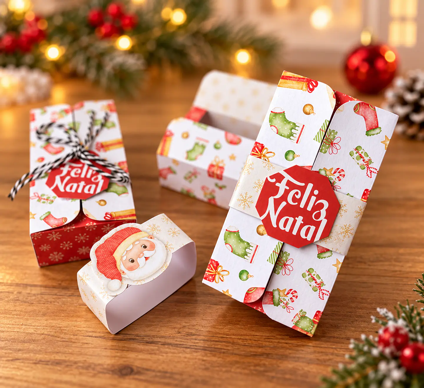Caixinha Presente - Natal 1