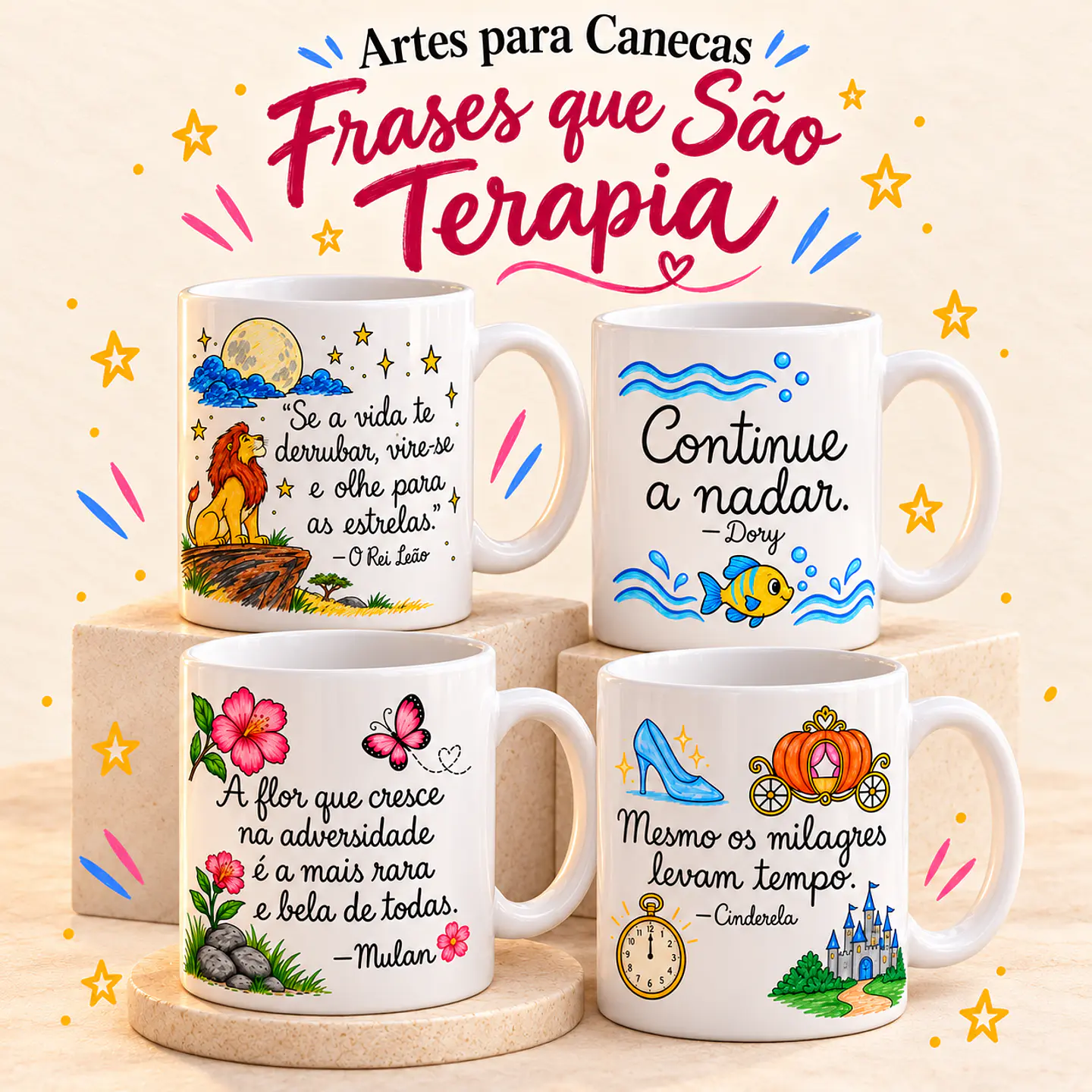 Canecas Frases que São Terapia 1