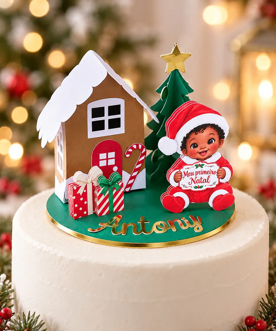 Natal - Topo de Bolo Cenário 1