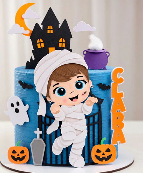 Halloween - Topo de Bolo