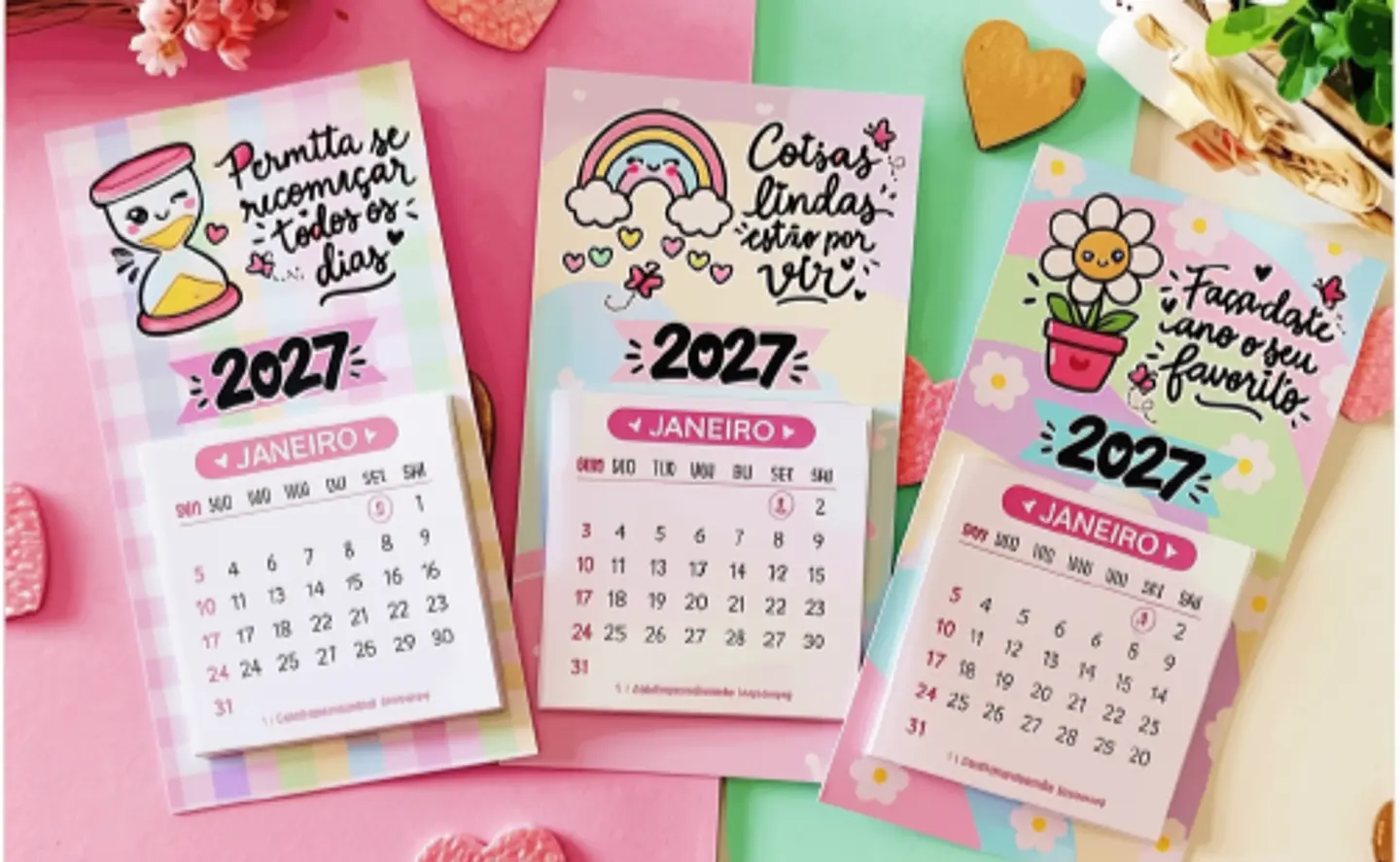 Calendário 2027 Motivacional 1
