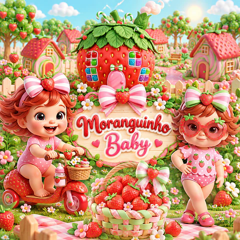 Moranguinho Baby - Kit Digital