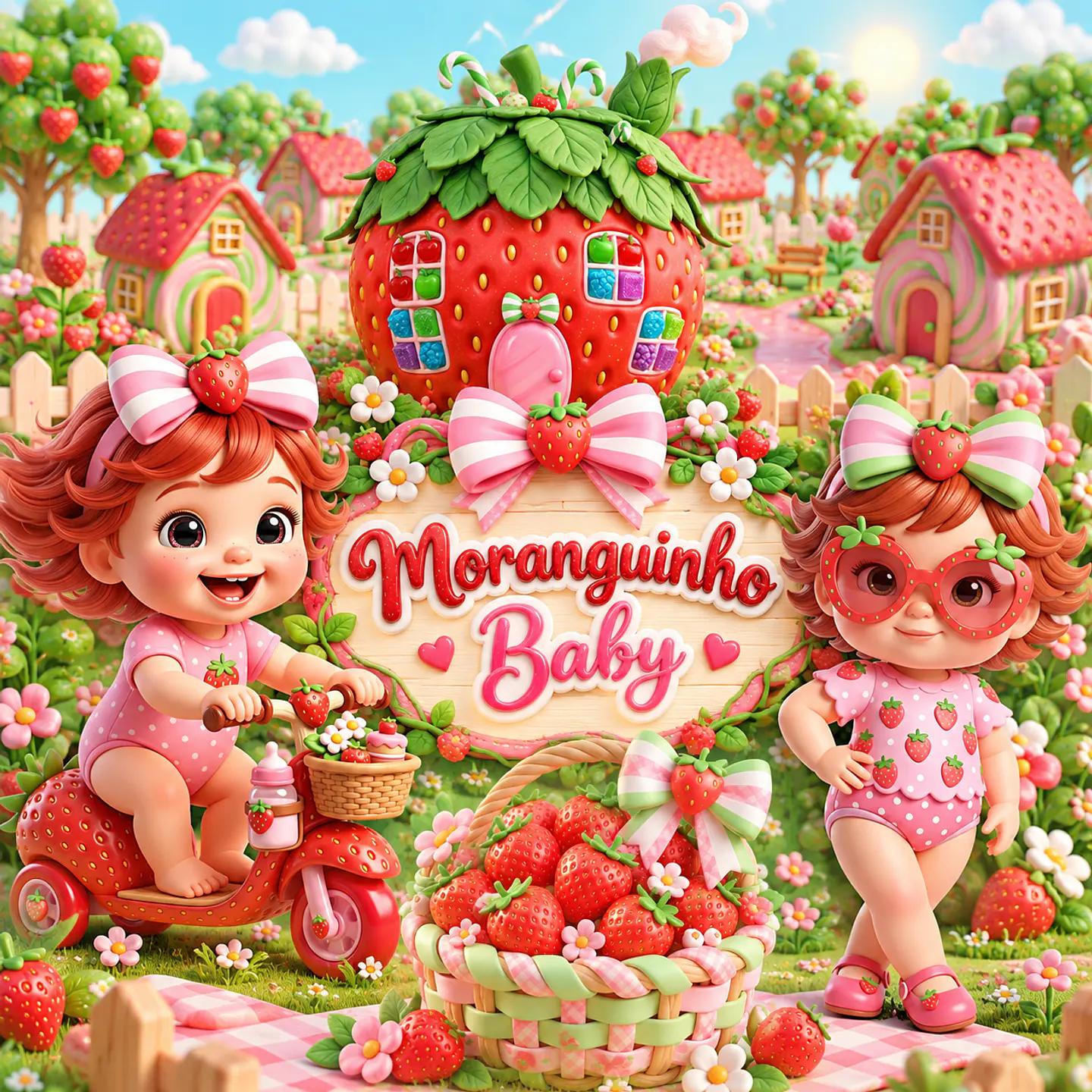Moranguinho Baby - Kit Digital 1