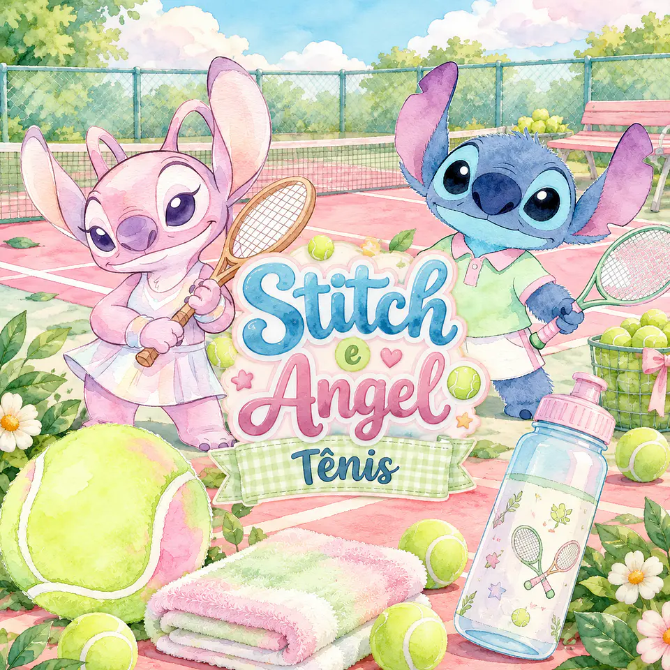 Stitch e Angel - Kit Digital 1