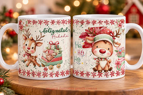 Caneca Natal - Sublimação