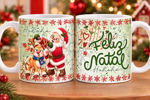 Caneca Natal - Sublimação