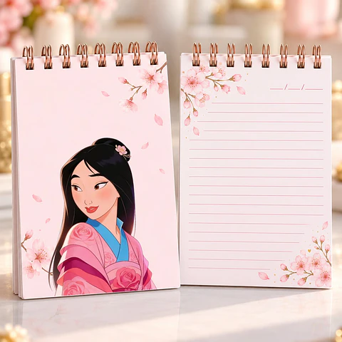 Bloquinho A6 - Mulan