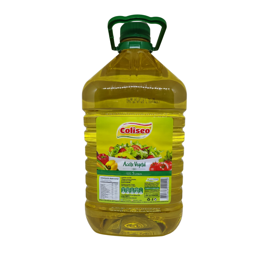 Aceite vegetal Coliseo 5 litros