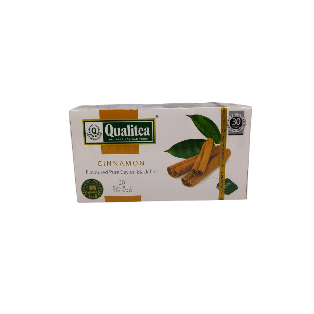 Té canela, caja 20 bolsas. Qualitea