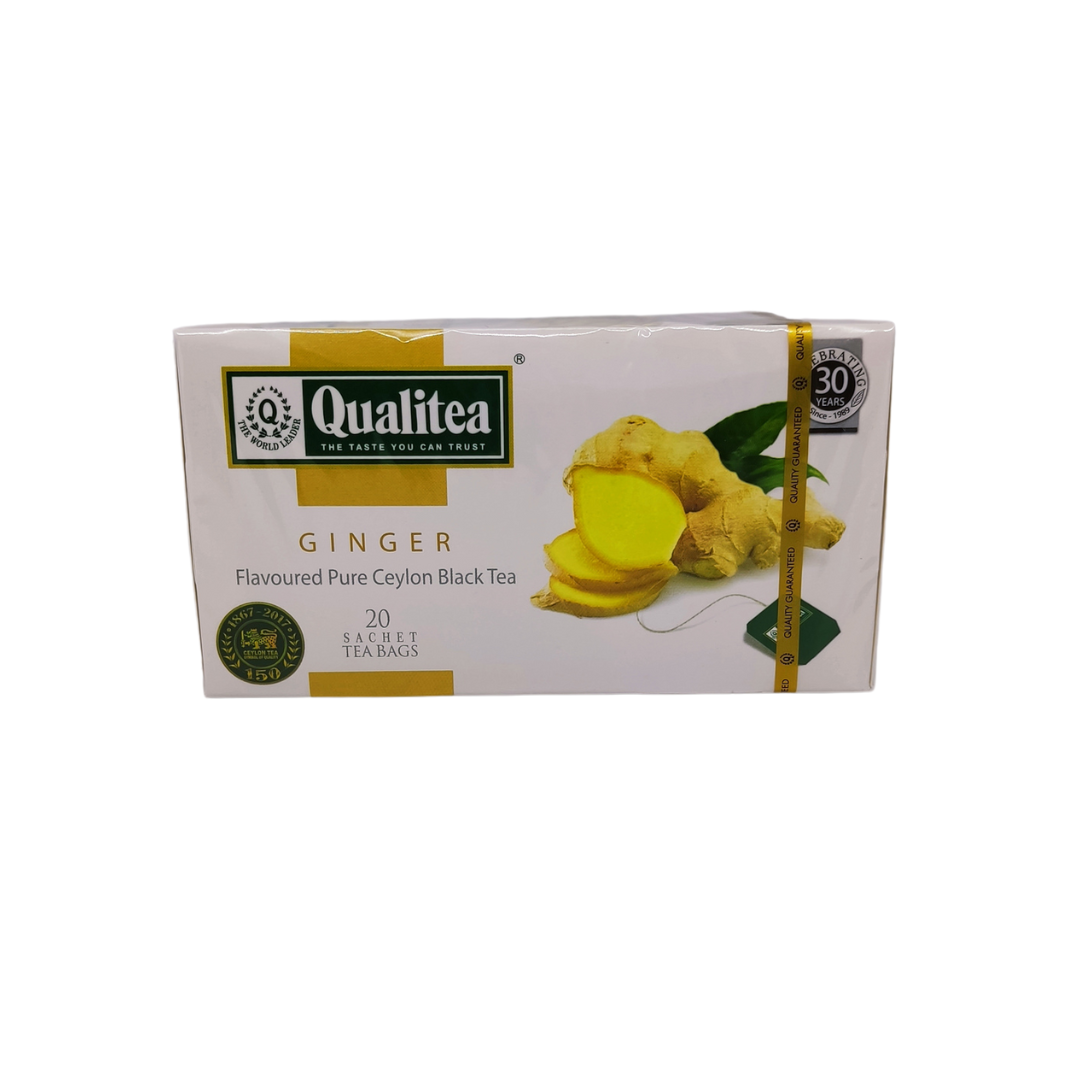 Té jengibre, caja 20 bolsas. Qualitea