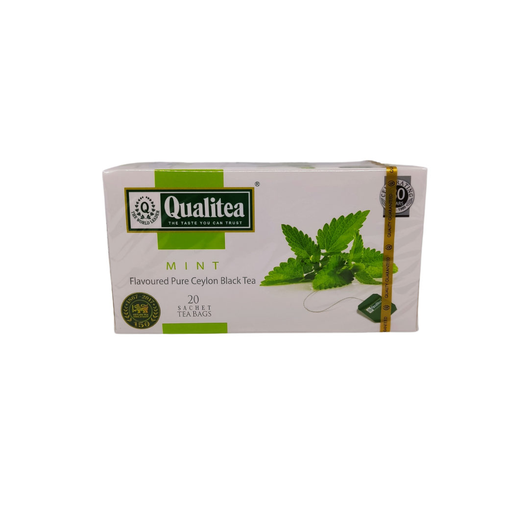 Té menta, caja 20 bolsas. Qualitea