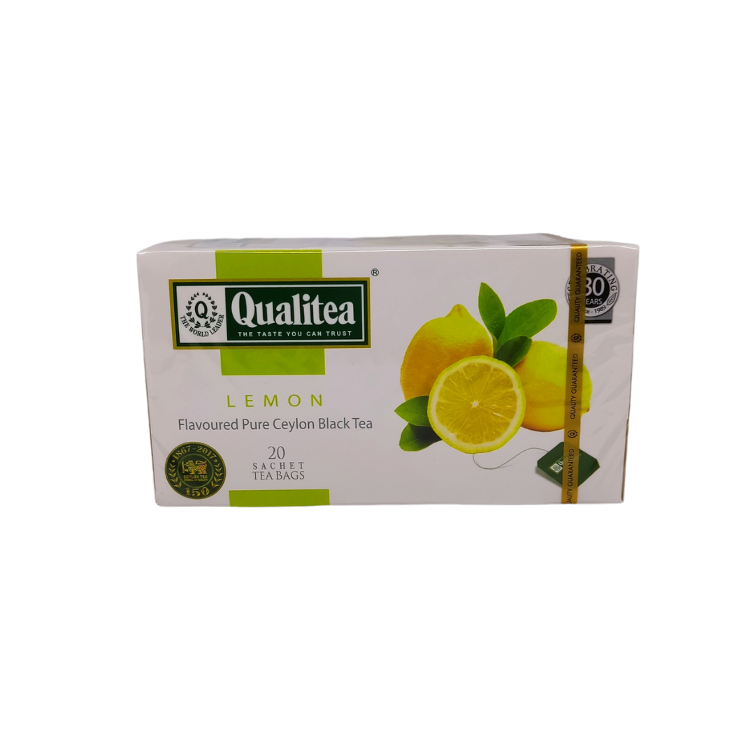 Té limón, caja 20 bolsas. Qualitea
