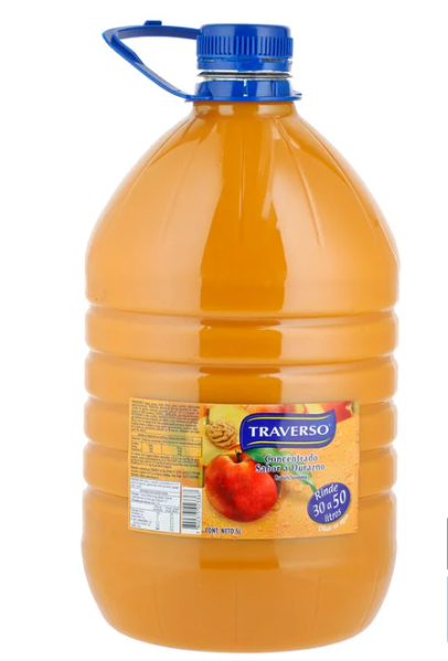 Jugo concentrado Durazno 5 litros Traverso