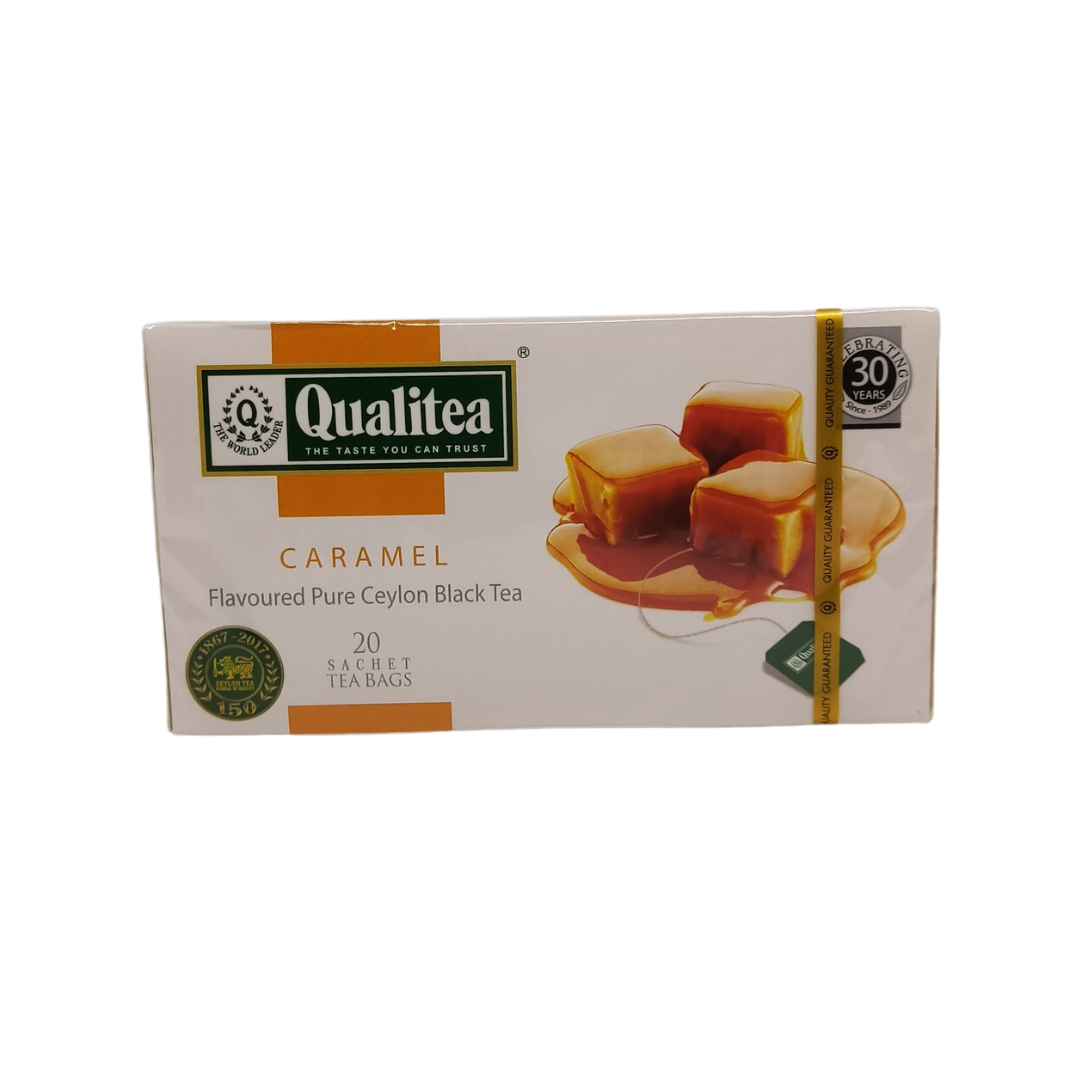 Té caramelo, caja 20 bolsas. Qualitea