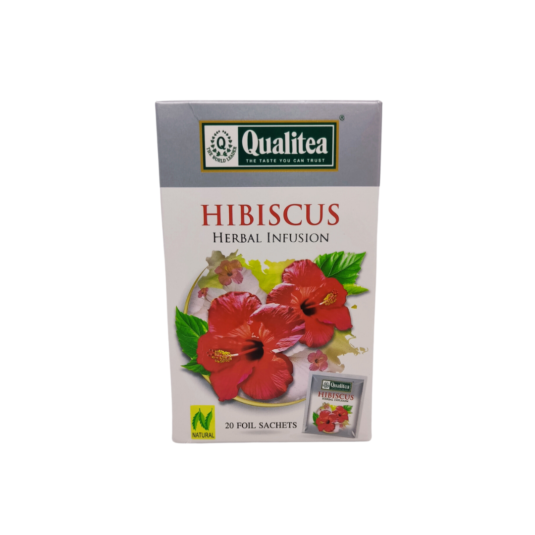 Infusión Hibisco caja 20 bolsas Qualitea